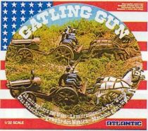 Atlantic 1:32 Wild West 1218 Gatling Gun and team limber