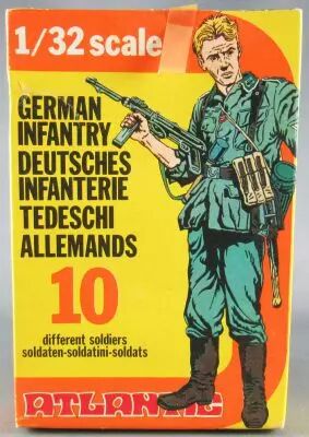 Atlantic 1/32 WW2 2101 Infanterie Allemande Neuf Boite Scell�e
