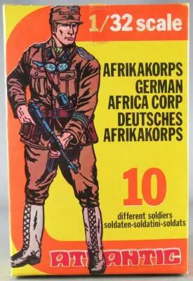Atlantic 1/32 WW2 2108 Africa Corps Allemand Neuf Boite Scell�e