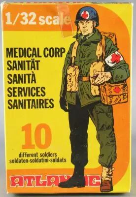 Maquette Atlantic 1/32 WW2 - Infanterie Japonaise 2107 - Neuf (Boîte Abîmée) - Réf 8625