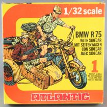 Atlantic 1/32 WW2 2151 Bmw R75 & Sidecar Moto Allemande Scwimmwagen Neuf Boite 2
