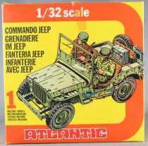 Atlantic 1:32 WW2 2154 US Commando Jeep Mint in Box 1