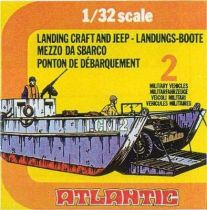Atlantic 1:32 WW2 2158 Landing craft and jeep