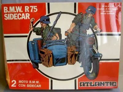Atlantic 1:32 WW2 61 Motorcycle B.M.W. & Sidecar