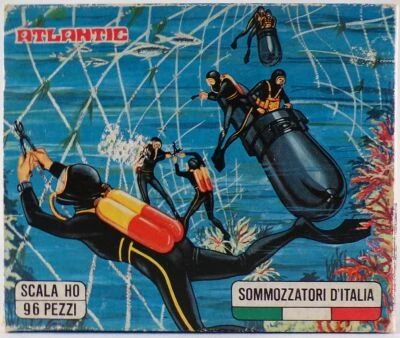 Atlantic 1/72 10006 Plongeurs Italiens Sommozzatori d\'Italia en Boite