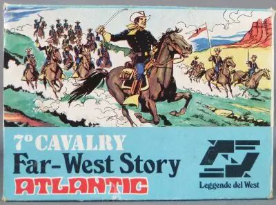 Atlantic 1:72 1004  7� Cavalry 40 Pieces Very Good Condition with Box