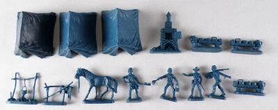 Atlantic 1/72 1007 Camp Us Cavalerie 14 Pi�ces sans Boite