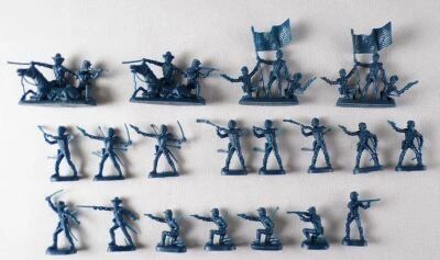 Atlantic 1:72 1011 The General Custer 19 Pieces no Box