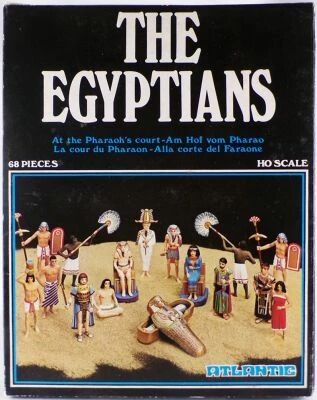 Atlantic 1:72 1502 The Egyptian At The Pharaoh\'s Court 68 Pieces with Box