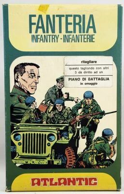 Atlantic 1:72 4101 Infantry with Jeep Mint in Box