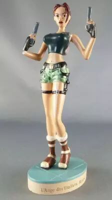 Atlas - Tomb Raider - Statue 15cm  - Lara Croft L\'ange des t�n�bres, Strahov Complex