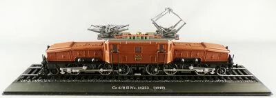 Atlas Ho Cff Locomotive Electrique Crocodile Ce 6/8 II Nr. 14253 1919 Statique Motorisable Neuve