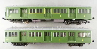 Atlas Ho Etat Autorail Automotrice Type Z 156 13�� 5� S�rie 1924-1929 Motoris�e & Remorque ZRx 11521 sans Boite