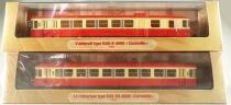 Atlas Ho Sncf Autorail Motrice EAD-X-4500 & Remorque Type EAD XR-8600 Caravelle 1963 Motorisable Neuves Boite