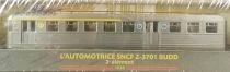 Atlas Ho Sncf Budd Suburban Train Set Self-propelled Unit Z-3701 + Intermediate Trailer + End Trailer Z-5100 1953 Mint in box