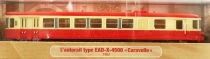 Atlas Ho Sncf Railcar Self-propelled EAD-X-4500 & Trailer Type EAD XR-8600 Caravelle 1963 Motorizable Mint in box
