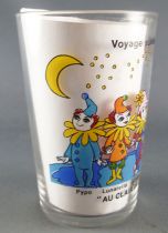 Au Clair de Lune (In the moonlight) - Mustard glass - Travel to the moon