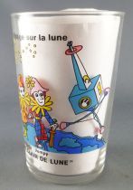 Au Clair de Lune (In the moonlight) - Mustard glass - Travel to the moon