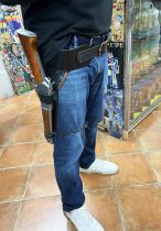 Au Nom de la Loi - Réplique Winchester de Josh Randall 50cm (métal & bois) et holster (cuir)