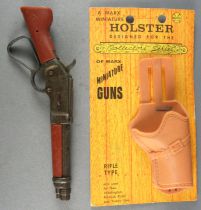 Au Nom de la Loi - Winchester & Holster de Josh Randall - Marx Toys Miniature Métal Amorce