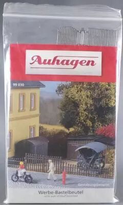 Auhagen 99030 Ho Sncf Garage en T�le Ondul�e & Abri � V�los Neuf Sachet