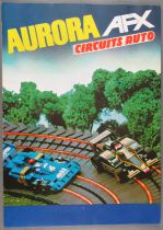 Aurora AFX - Catalogue Dépliant 1979 Circuits Auto Voitures