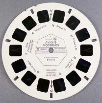 Avions Modernes - 3 Disques View-Master 3D sans Pochette R&eacute;f. B 672-F