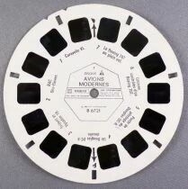 Avions Modernes (Modern Airplanes) - 3 x View-Master Discs Set Loose Ref. B 672-F