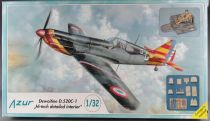 Azur A043 - WW2 Aircraft Dewoitine D.520C-1  Hi Tech Detailed Interior 1:32 Mint in Box