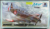 Azur AB3201 - WW2 Aircraft Morane Saulnier MS 406C.1 1:35 Mint in Box