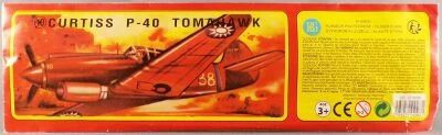 B&G International - Power Prop Flying Glider - Curtiss P-40 Tomahawk Mint in Bag