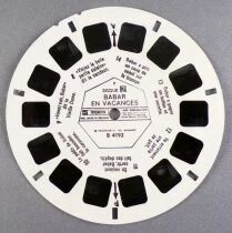 Babar - Babar en Vacances - 3 Disques View-Master 3D sans Pochette R&eacute;f. B 419-F