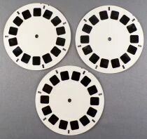 Babar - Babar en Vacances - 3 Disques View-Master 3D sans Pochette R&eacute;f. B 419-F