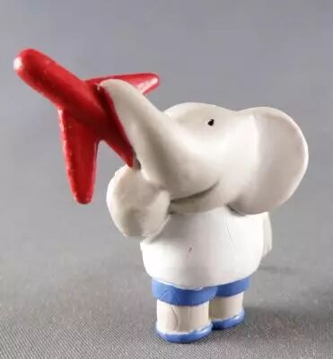 Babar - Figurine PVC Plastoy - Alexandre et son Avion