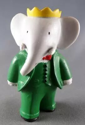 Babar - Figurine PVC Plastoy - Babar Roi