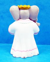 Babar - Figurine PVC Plastoy - Céleste (robe blanche) et Isabelle