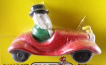 Babar - Figurine PVC Plastoy L. de Brunhoff 1996 - Babar en Voiture Neuf Blister 