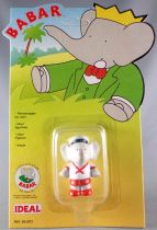 Babar - Ideal L. de Brunhoff 1991 PVC Figure - Arthur Mint on Card