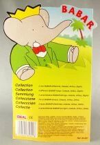 Babar - Ideal L. de Brunhoff 1991 PVC Figure - King Babar Left Arm Out Mint on Card