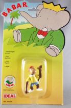 Babar - Ideal L. de Brunhoff 1991 PVC Figure - Zephir Mint on Card