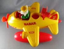 Babar - Lansay Plastic Vehicle 31cm 12\  - King Babar Piloting his Seaplane