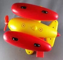 Babar - Lansay Plastic Vehicle 31cm 12\  - King Babar Piloting his Seaplane