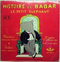 Babar - Mini Lp and book - Story of Babar the little elephant