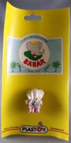 Babar - Plastoy L. de Brunhoff 1996 PVC Figure - Flore with Doll Mint on Card