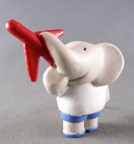 Babar - Plastoy PVC Figure - Alexandre & Toy Plane