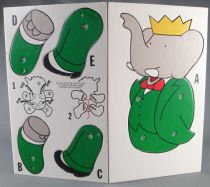 Babar - Unbuilt 20 cm Cardboard Action Puppet