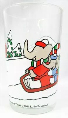 Babar - Verre � Moutarde Amora - La luge dans la neige