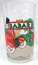 Babar - Verre à Moutarde Amora - La voiture rouge