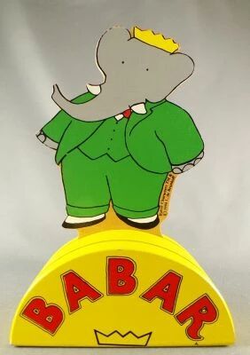 Babar - Vilac - Wooden Money-Box 19cm