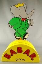  Babar - Vilac - Wooden Money-Box 19cm with Lock & Key